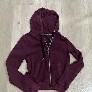 Calvin Klein maroon  jacket size small